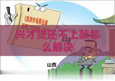 兴才贷还不上款怎么解决