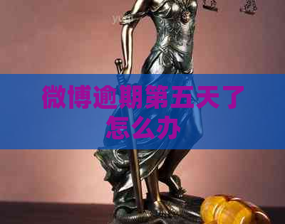 微博逾期第五天了怎么办