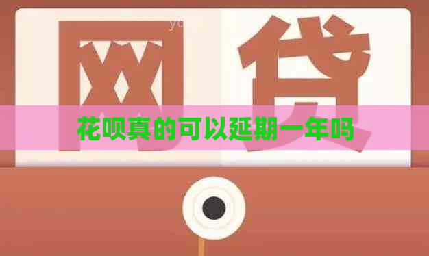 白条真的可以延期一年吗
