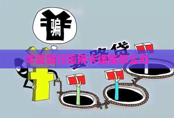 华夏银行信用卡缓催怎么办