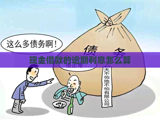 现金借款的逾期利息怎么算