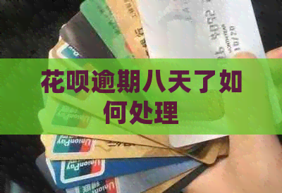 白条逾期八天了如何处理