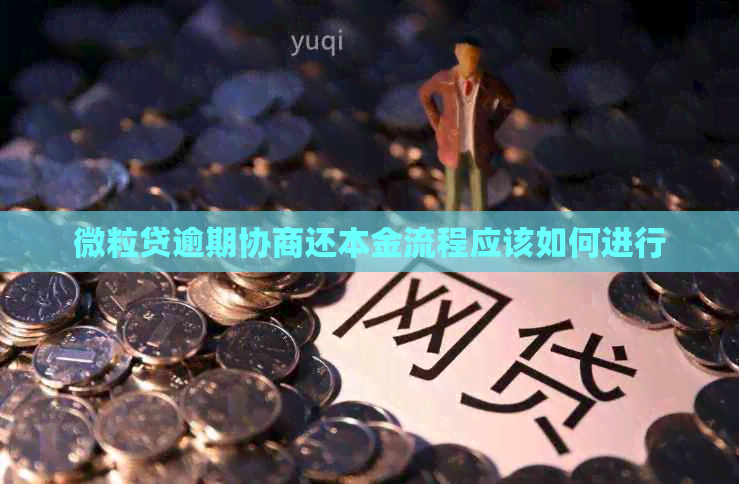 微粒贷逾期协商还本金流程应该如何进行