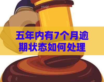 五年内有7个月逾期状态如何处理