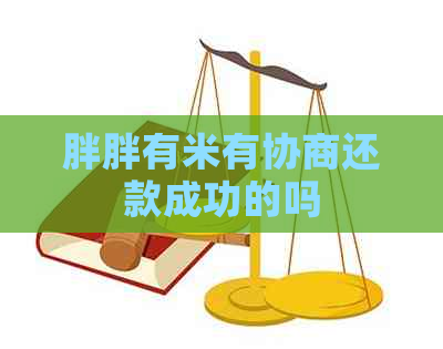 胖胖有米有协商还款成功的吗