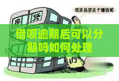 信用卡逾期后可以分期吗如何处理