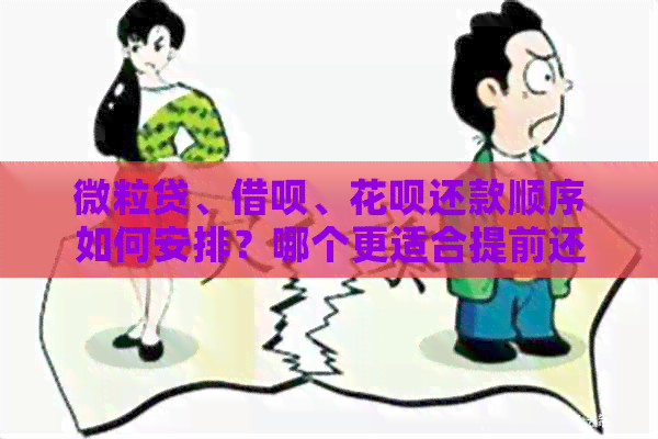微粒贷、网贷、信用卡还款顺序如何安排？哪个更适合提前还款？