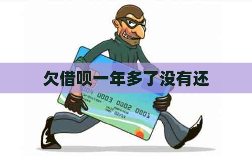 欠信用卡一年多了没有还