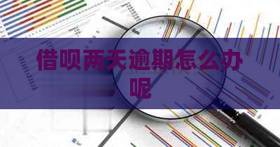 信用卡两天逾期怎么办呢