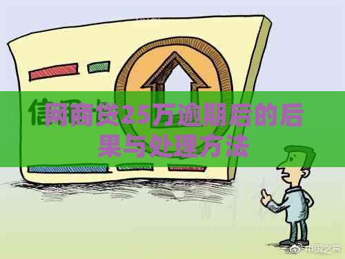 白条贷25万逾期后的后果与处理方法