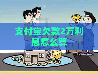 信用卡欠款2万利息怎么算
