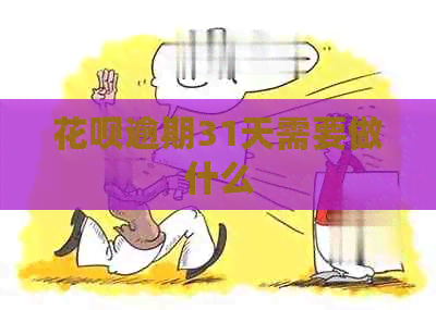 白条逾期31天需要做什么