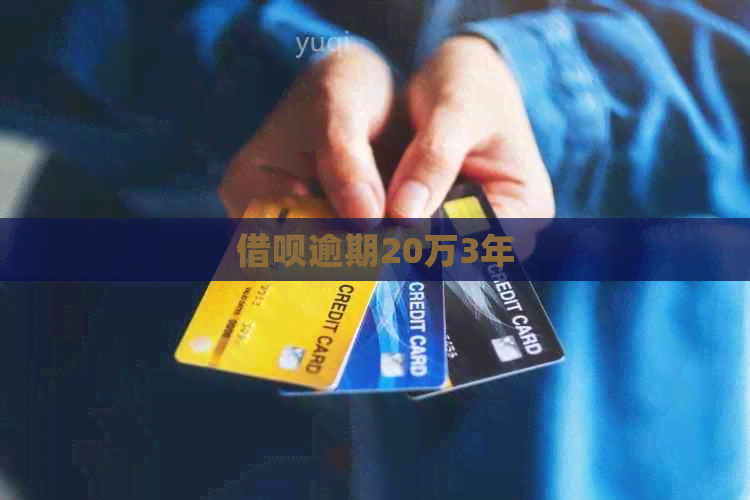 信用卡逾期20万3年