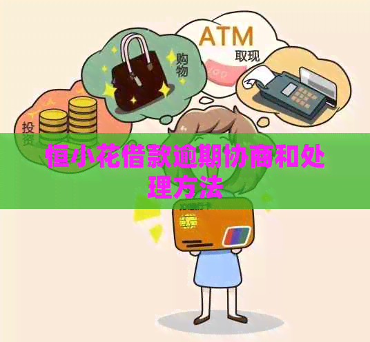 恒小花借款逾期协商和处理方法