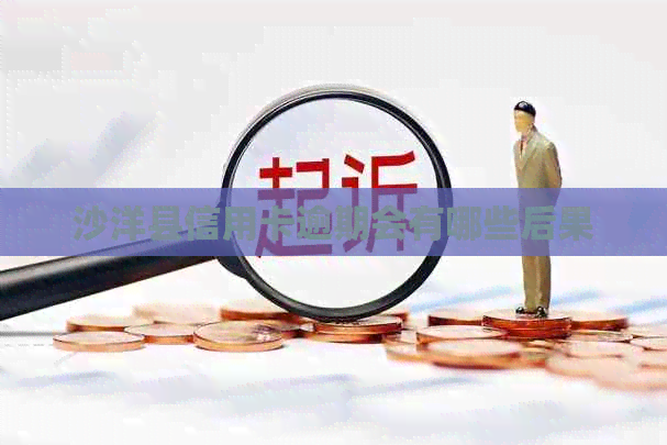 沙洋县信用卡逾期会有哪些后果