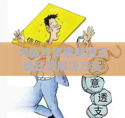 欠微粒贷逾期的正确还款解决方法