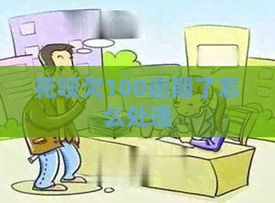 白条欠100逾期了怎么处理