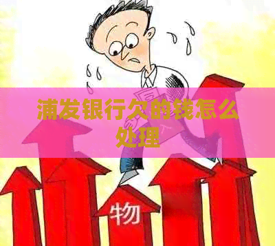 浦发银行欠的钱怎么处理