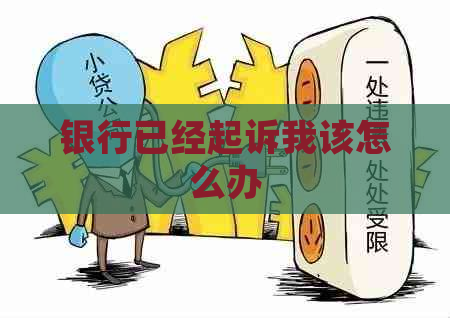 银行已经起诉我该怎么办
