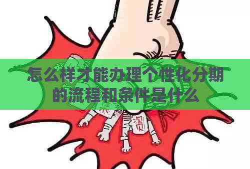 怎么样才能办理个性化分期的流程和条件是什么