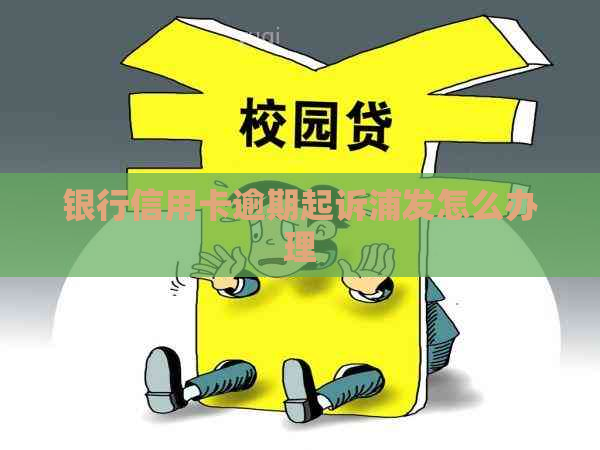 银行信用卡逾期起诉浦发怎么办理