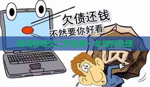 白条信用卡欠二万逾期一年如何处理