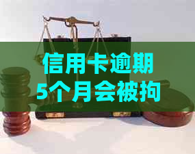 信用卡逾期5个月会被拘留吗