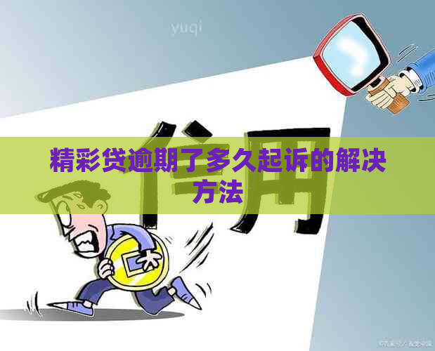 精彩贷逾期了多久起诉的解决方法