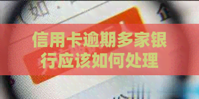 信用卡逾期多家银行应该如何处理