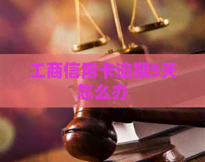 工商信用卡逾期5天怎么办