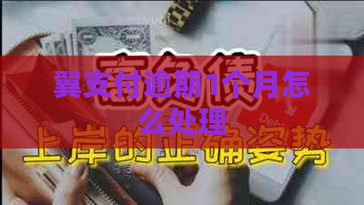翼支付逾期1个月怎么处理