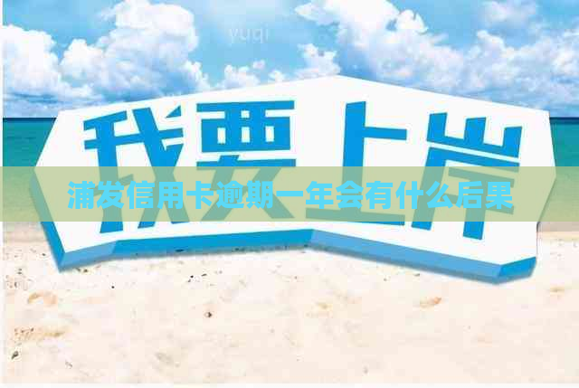 浦发信用卡逾期一年会有什么后果