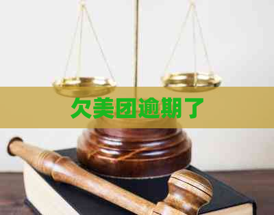 欠美团逾期了
