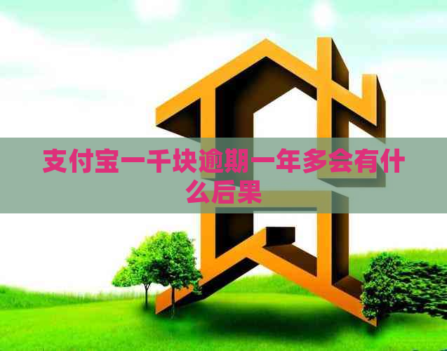 支付宝一千块逾期一年多会有什么后果