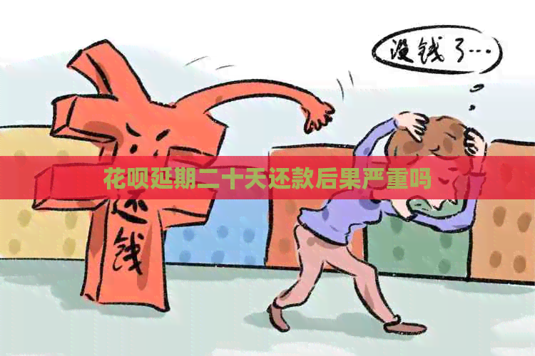 白条延期二十天还款后果严重吗