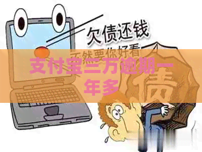 信用卡三万逾期一年多