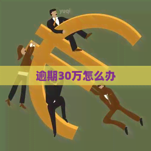 逾期30万怎么办