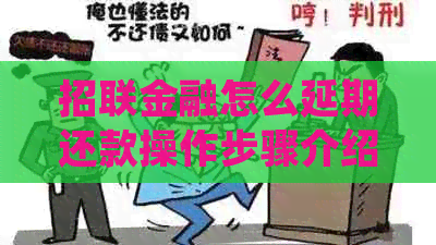 招联金融怎么延期还款操作步骤介绍