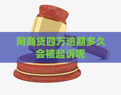 白条贷四万逾期多久会被起诉呢
