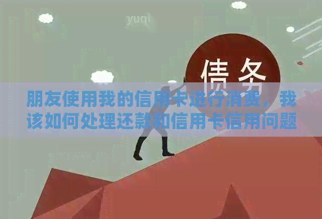 朋友使用我的信用卡进行消费，我该如何处理还款和信用卡信用问题？