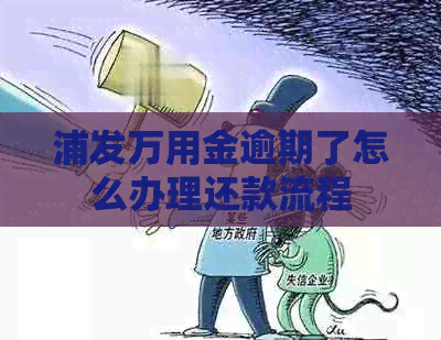 浦发万用金逾期了怎么办理还款流程
