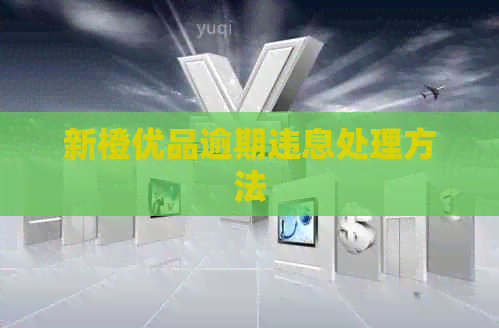 新橙优品逾期违息处理方法