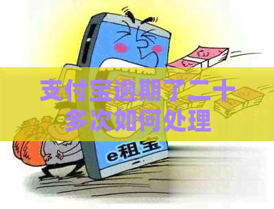 信用卡逾期了二十多次如何处理