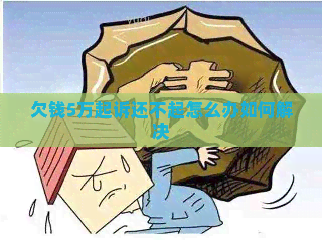 欠钱5万起诉还不起怎么办如何解决