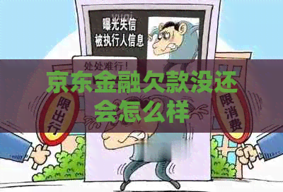 京东金融欠款没还会怎么样