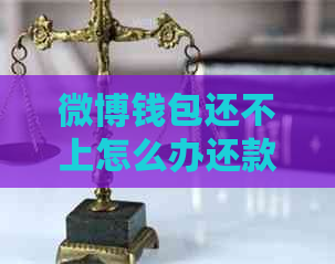微博钱包还不上怎么办还款方法有哪些