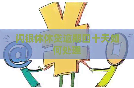 闪银休休贷逾期四十天如何处理