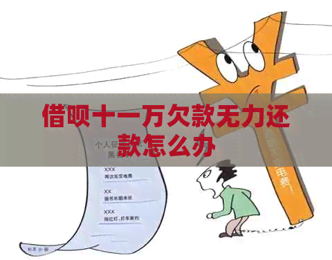 信用卡十一万欠款无力还款怎么办