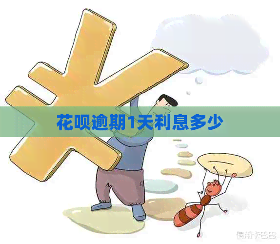 白条逾期1天利息多少