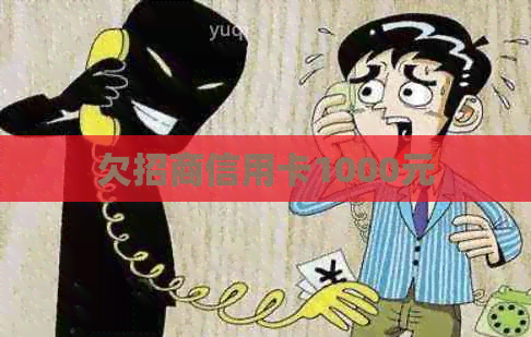 欠招商信用卡1000元